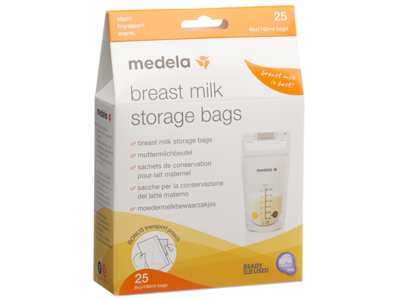 MEDELA sachets pour lait maternel 25 pièces
