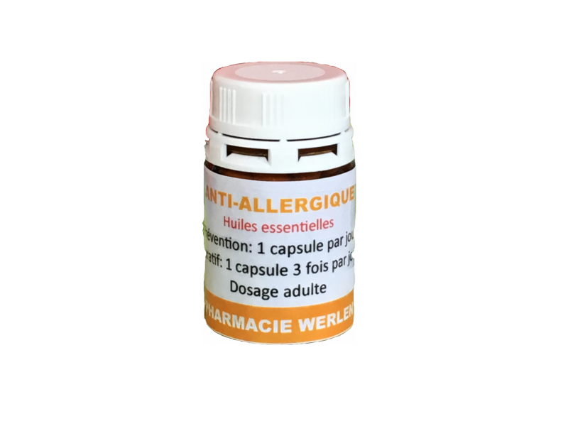 Huile Essentielles anti-allergique 30 gel 100mg