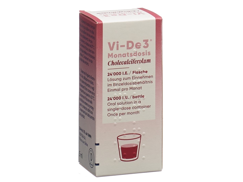 VI-DE 3 dose par mois solution buvable 4800 ui/ml flacon 5 ml