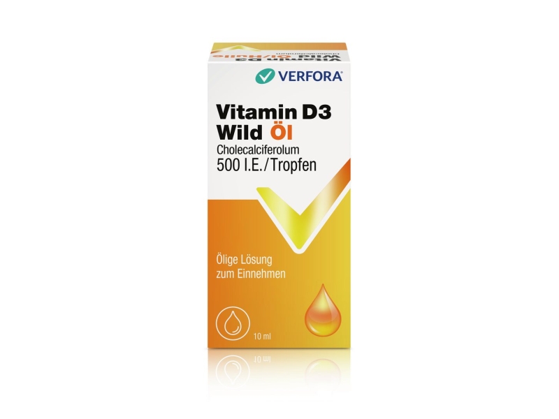 VITAMINE D3 Wild huile 500 UI/goutte 10 ml