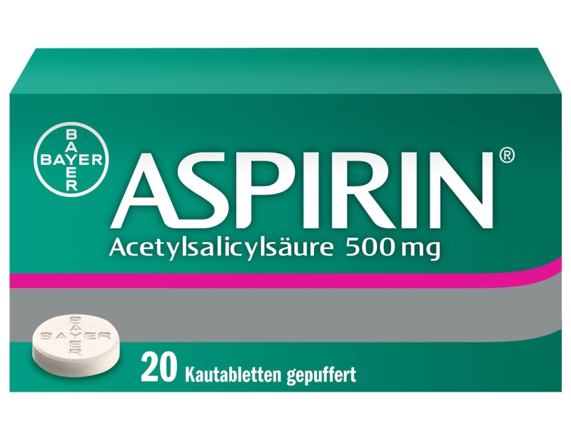 ASPIRINE comprimés à croquer 500mg 20 pièces