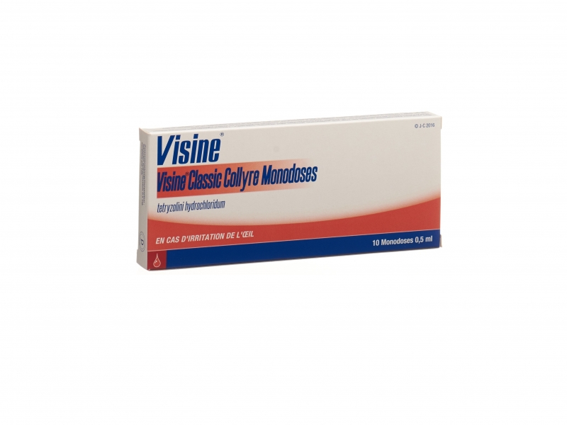 VISINE Classic gouttes ophtalmiques sans conservateurs 10 monodoses 0.5 ml