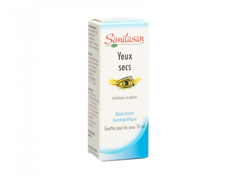 Gouttes pour les yeux antiallergiques de Similasan en cas de rhume des foins