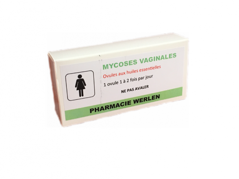 Huiles Essentielles mycoses vaginales 10 ovules