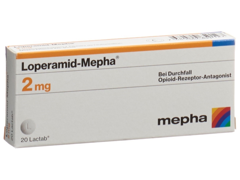 LOPERAMID Mepha Lactab 2 mg 20 Stk