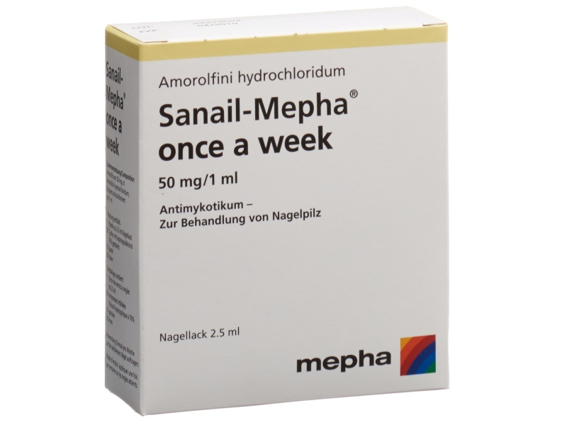 SANAIL MEPHA Once A Week vernis à ongles 50 mg/ml 2.5 ml