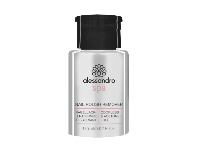 ALESSANDRO NAIL POLISH REMOVER Odorless & Acetone-free Dissolvant 175 ml