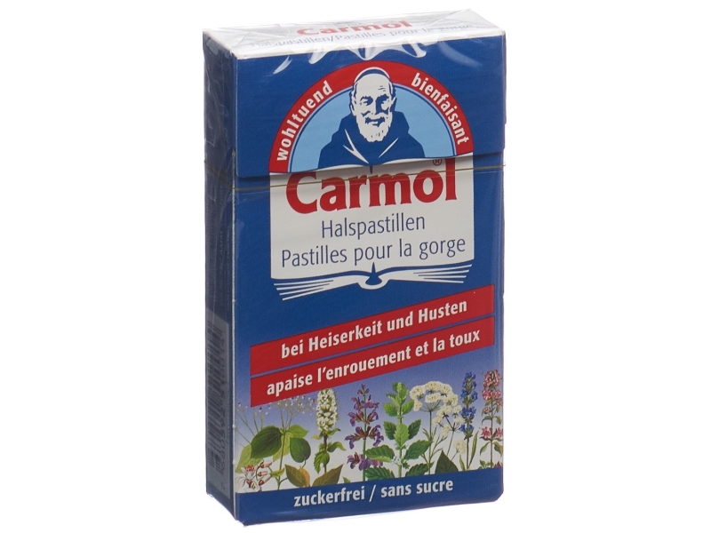 CARMOL pastilles pour la gorge sans sucre 45 g