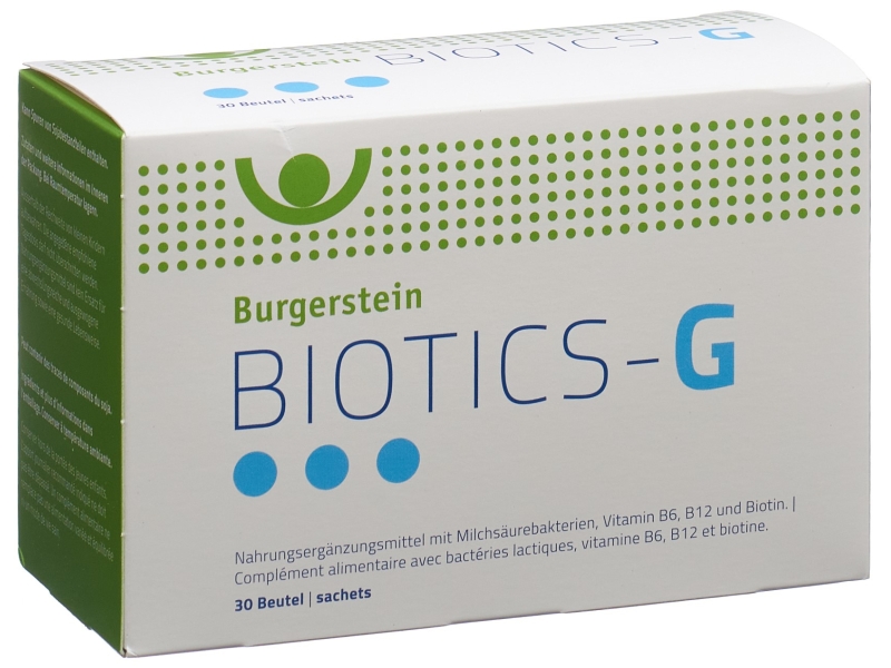 BURGERSTEIN Biotics-G Pulver 30 Beutel