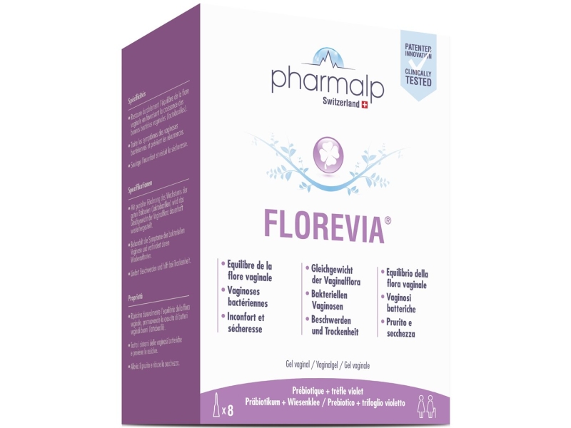 PHARMALP FLOREVIA gel 8 tube 5 g