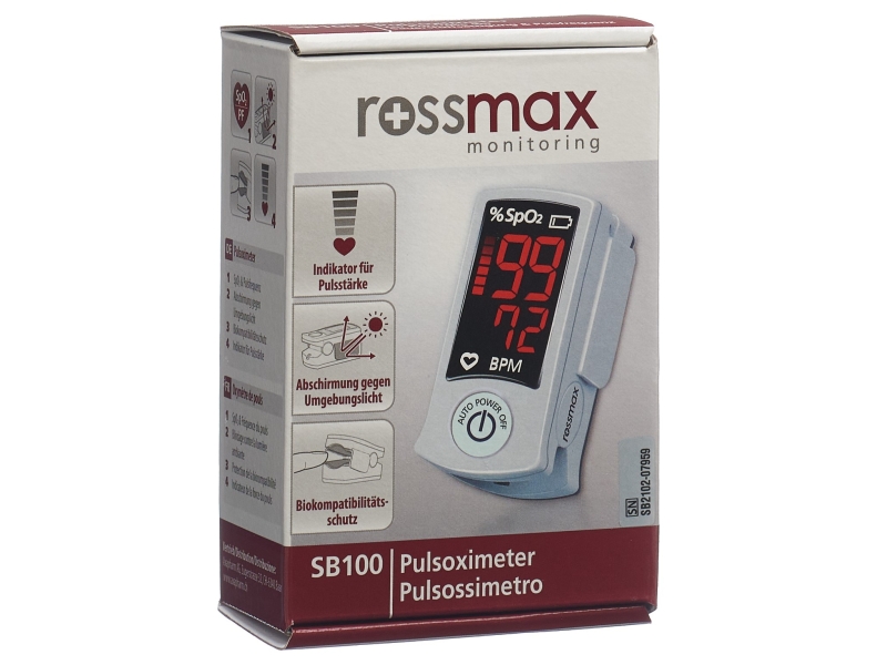 ROSSMAX Oxymètre de Pouls SB100