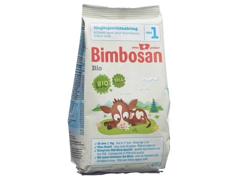 BIMBOSAN Bio 1 Lait Infantile Refill, 400g