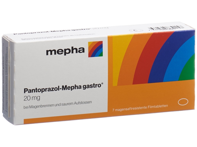 MEPHA Pantoprazol Gastro 20mg, 7 Comprimés Pelliculés