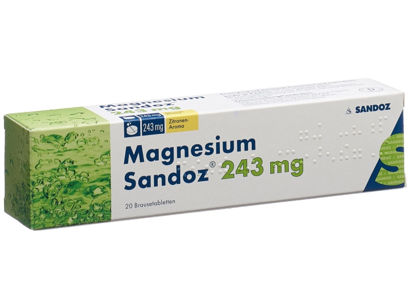 SANDOZ Magnesium, 20 Comprimés Effervescents