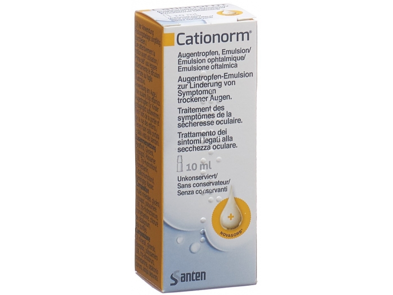 CATIONORM Emulsion Ophtalmique, 10ml