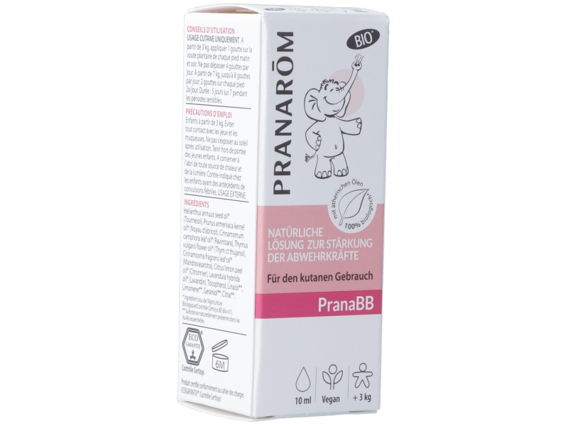 PRANAROM PranaBB Solution Défenses naturelles bio 10 ml