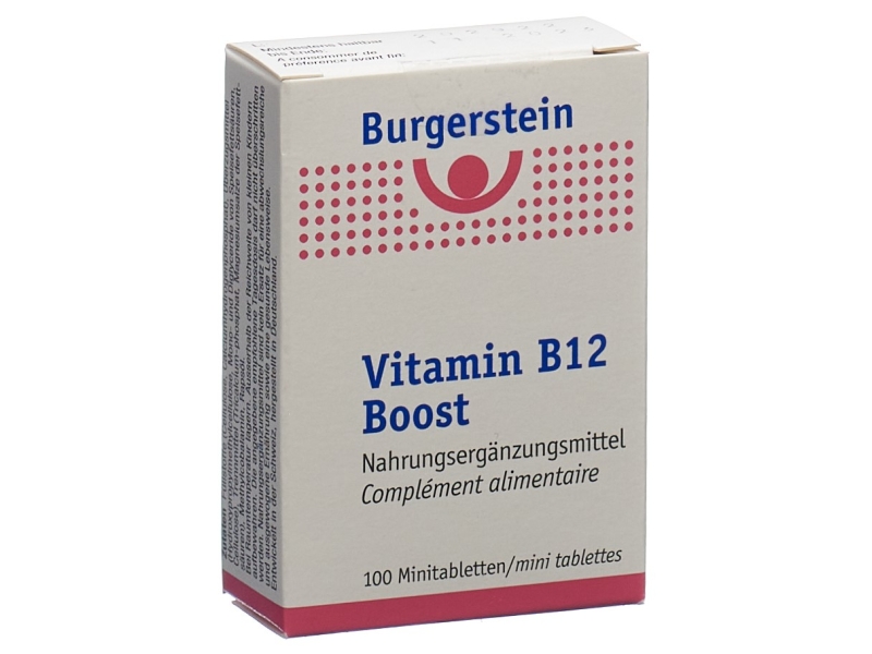 BURGERSTEIN Vitamin B12 Boost Minitabl 100 Stk