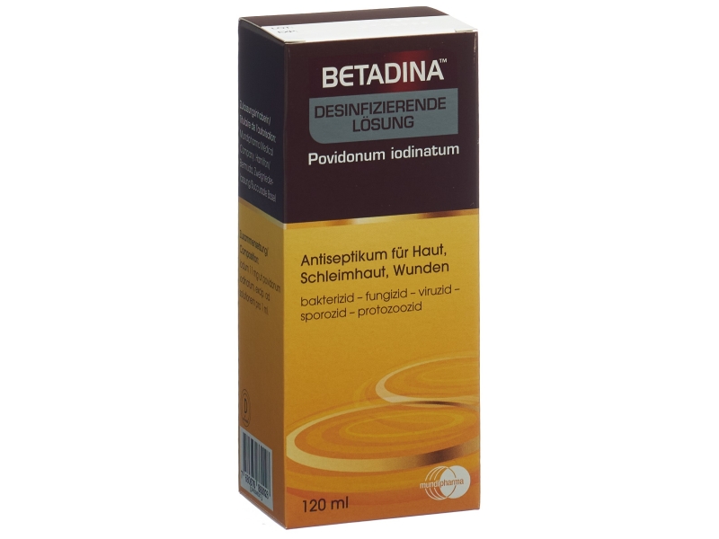BETADINA Solution désinfectante fl 120 ml
