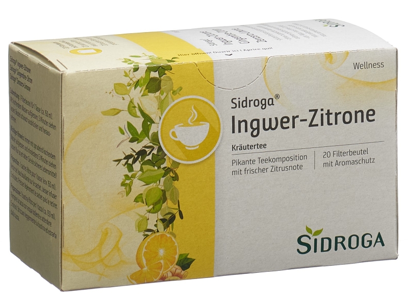 SIDROGA INGWER-ZITRONE BTL 20 STK