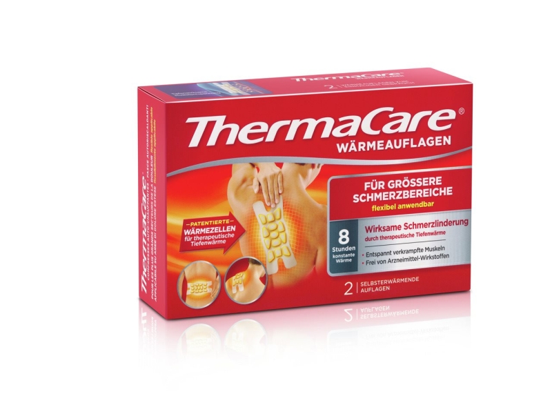 THERMACARE grands secteurs de la douleur 2 pièces