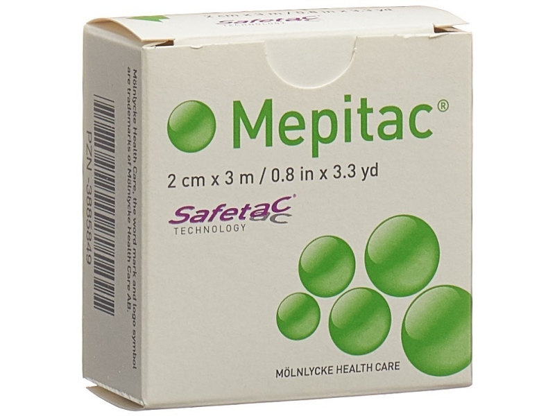 MEPITAC SAFETAC sparadrap 2cmx3m siliconé