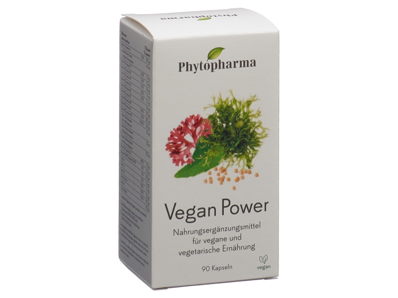 PHYTOPHARMA Vegan Power Kaps Ds 90 Stk