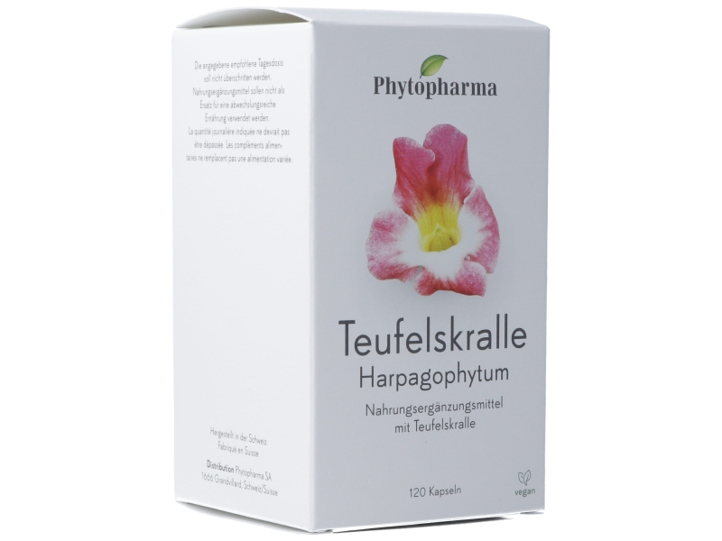 PHYTOPHARMA Teufelskralle Harpagophyt Kaps 120 Stk