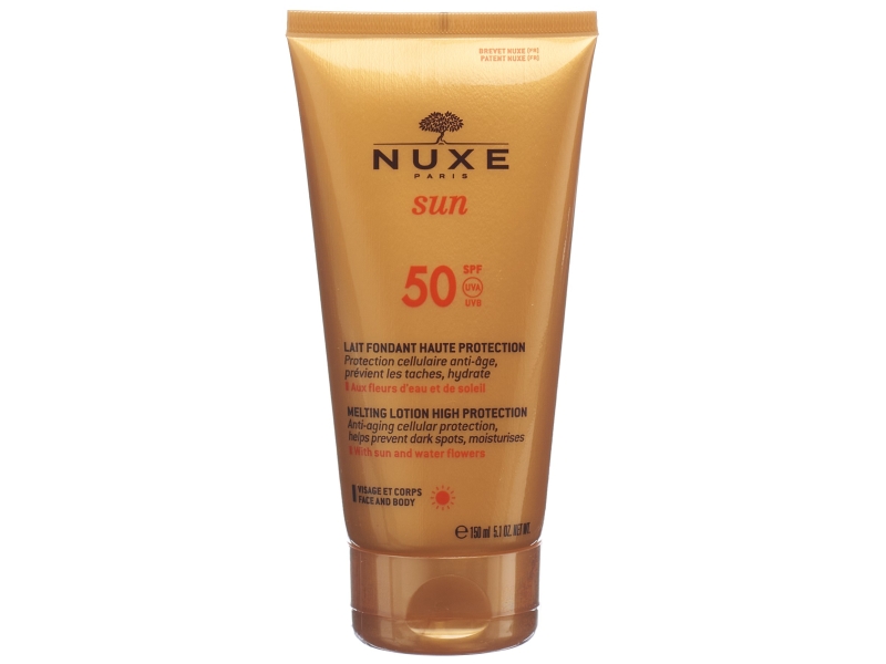 NUXE sun lait visage & corps SPF50 150ml