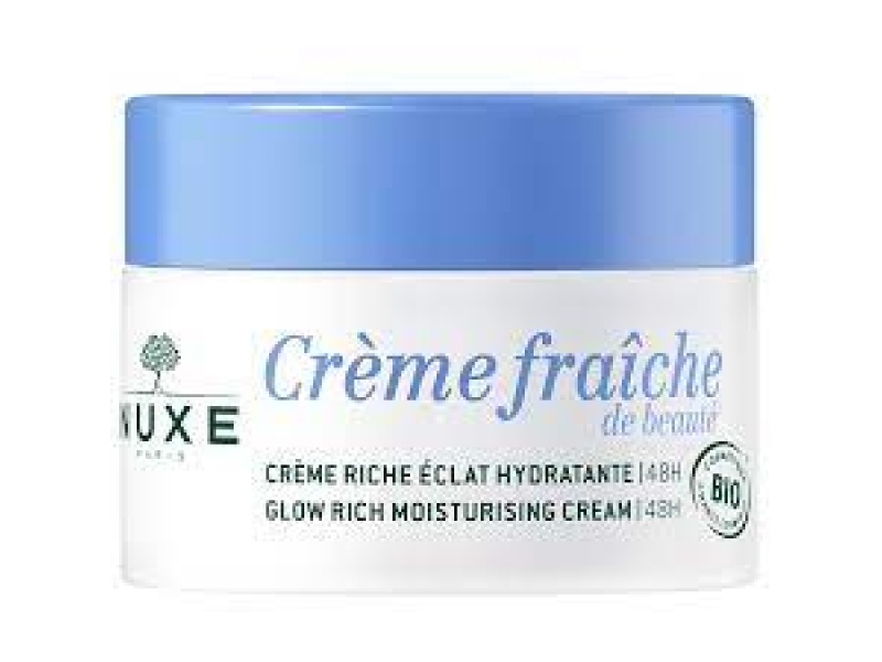 NUXE crème riche éclat hydratante 48H bio 50ml