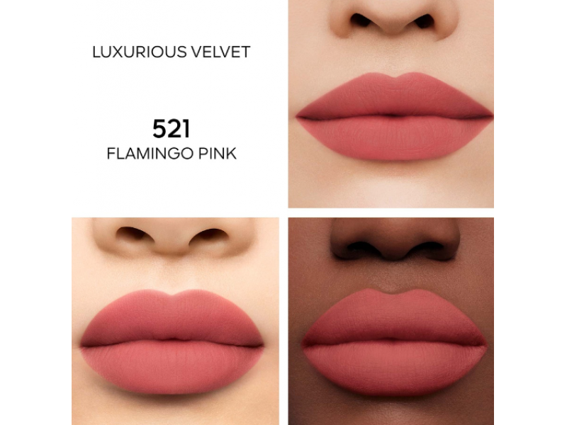 GUERLAIN rouge G 23 xmas lips 521 Flamingo pink