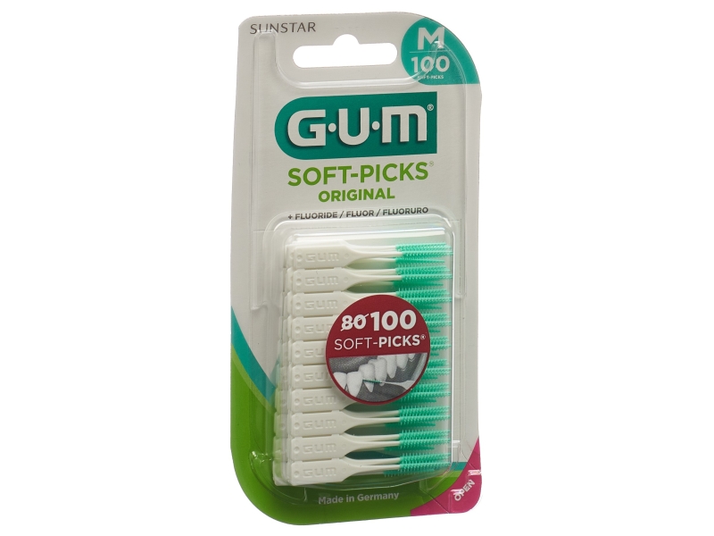 GUM Soft-picks original medium 100 pièces
