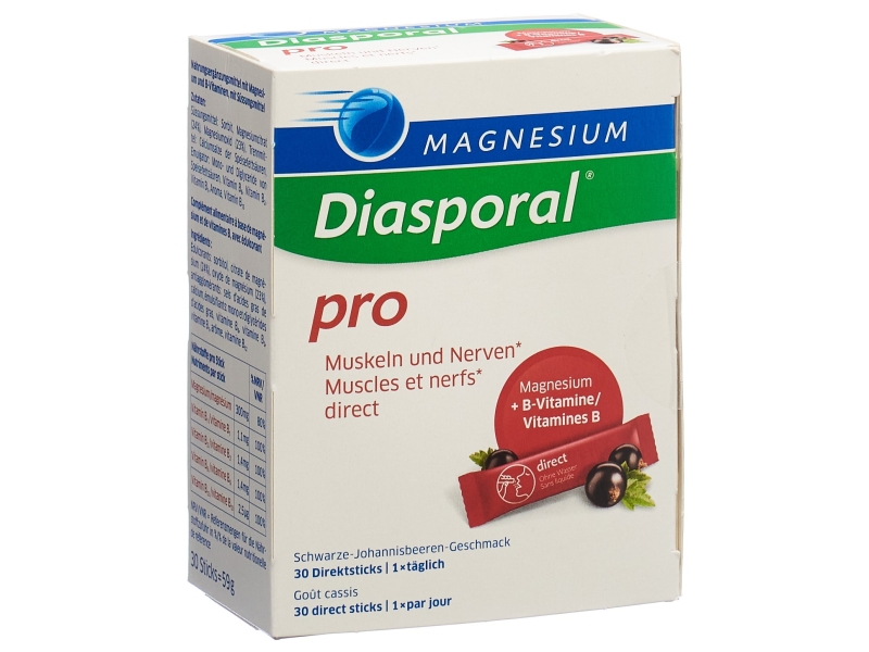 MAGNESIUM Diasporal Pro M+N direct sticks 30 pièces