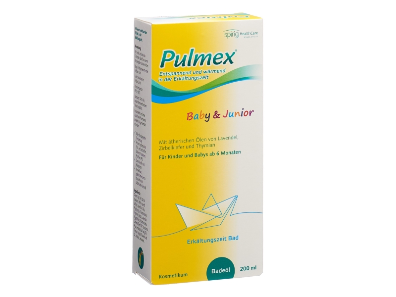 PULMEX Baby & Junior bain refroidissements 200 ml