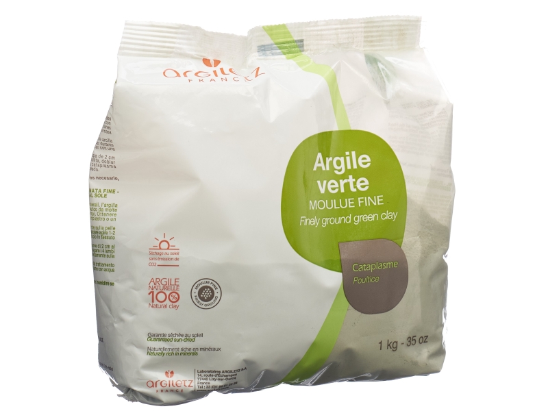 ARGILETZ Heilerde grün Plv fein Btl 1 kg