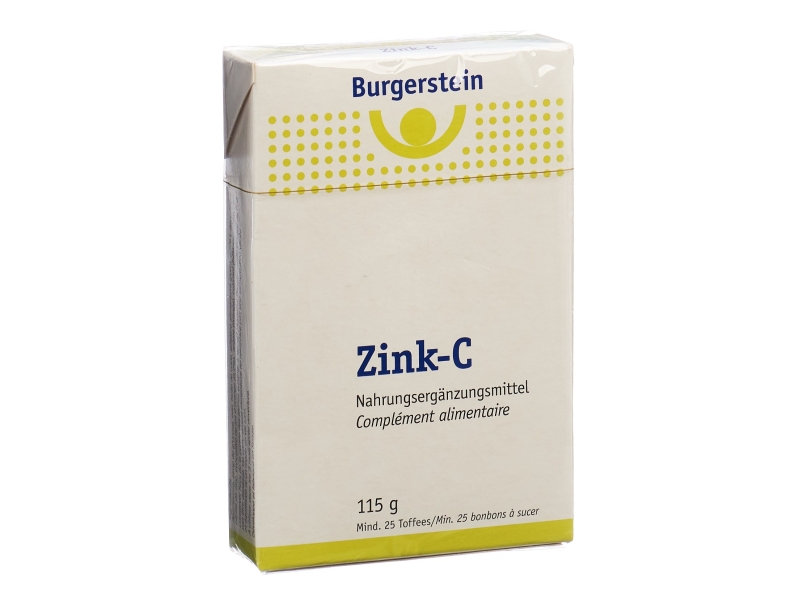 BURGERSTEIN Zink-C Toffees (neu) 115 g