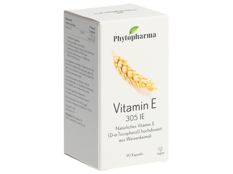 PHYTOPHARMA Vitamine E caps 305 UI 90 pièces