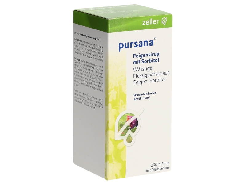 PURSANA Sirop aux figues avec sorbitol 200 ml
