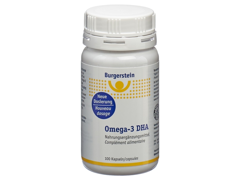 BURGERSTEIN Omega-3 DHA Kaps 100 Stk