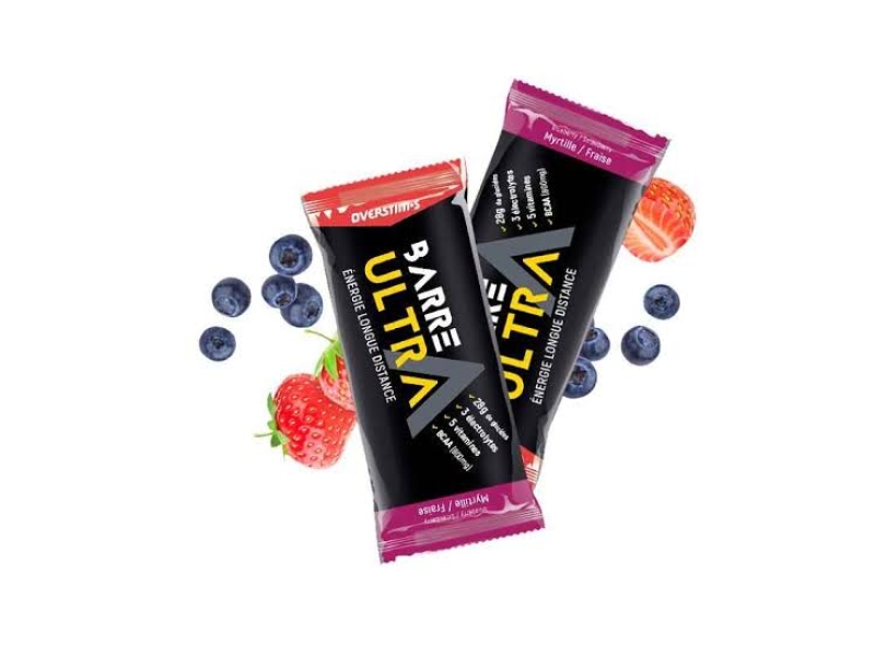 OVERSTIM'S BARRE ULTRA FRAISE-MYRTILLE 40G