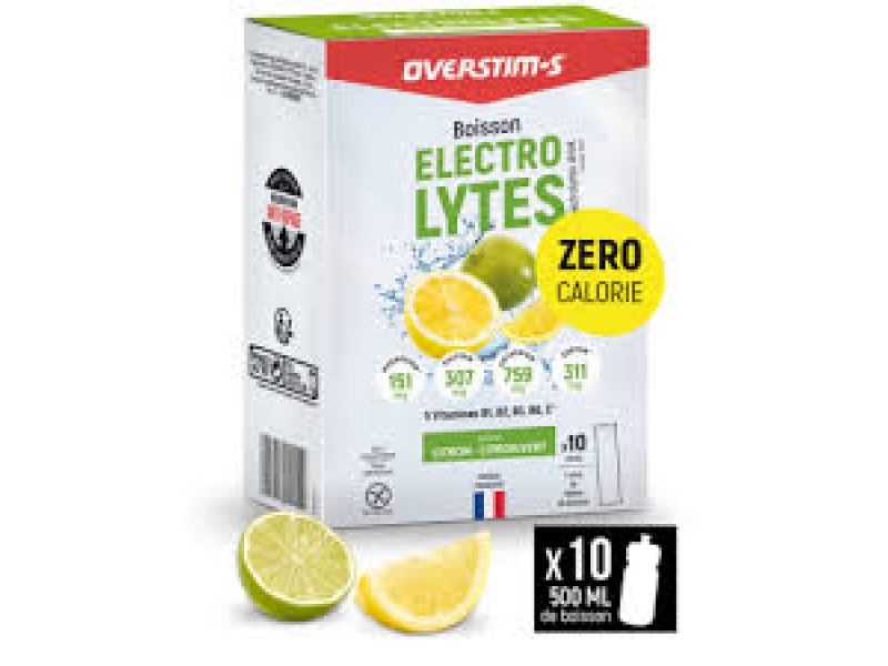 OVERSTIM'S BOISSON ELECTROLYTE CITRON-CITRON VERT