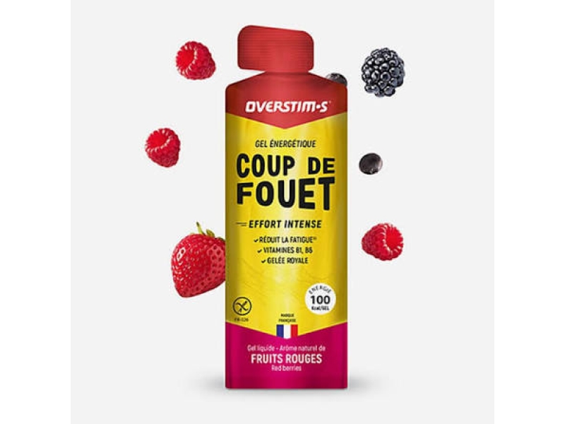 OVERSTIM'S GEL COUP DE FOUET FRUITS ROUGES 34G