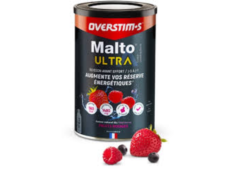 OVERSTIM'S MALTO ULTRA FRUITS ROUGES 450G