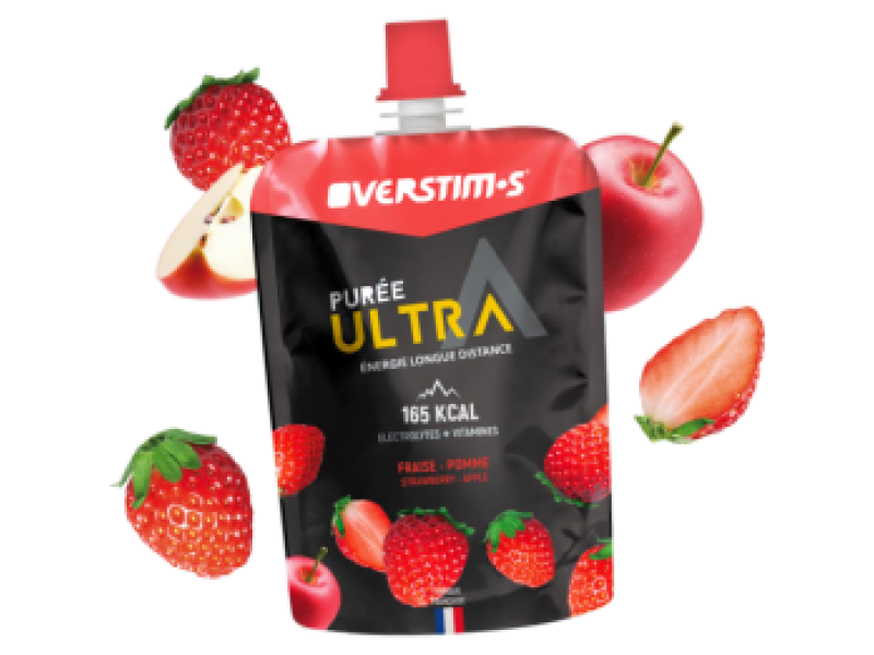 OVERSTIM'S PUREE ULTRA FRAISE-POMME 90G