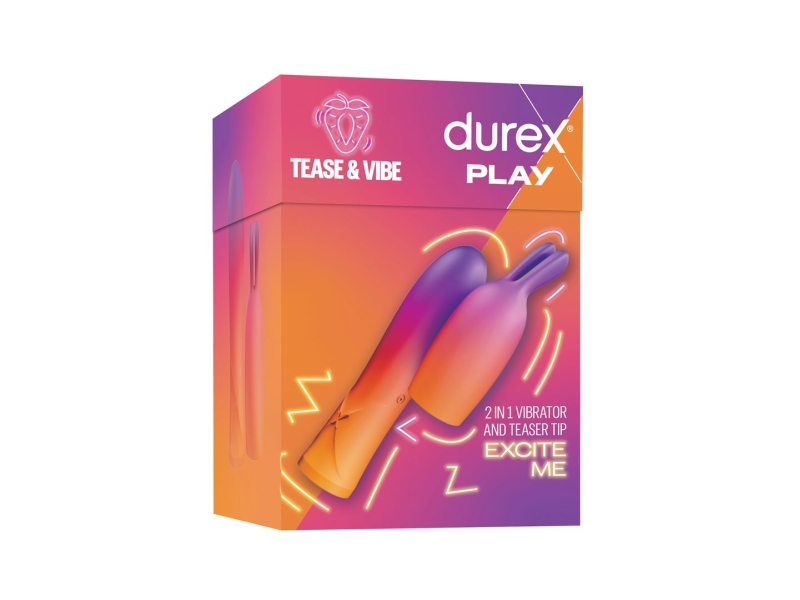 DUREX PLAY TEASE & VIBE 2IN1 VIBRATOR TEASER-SPIT
