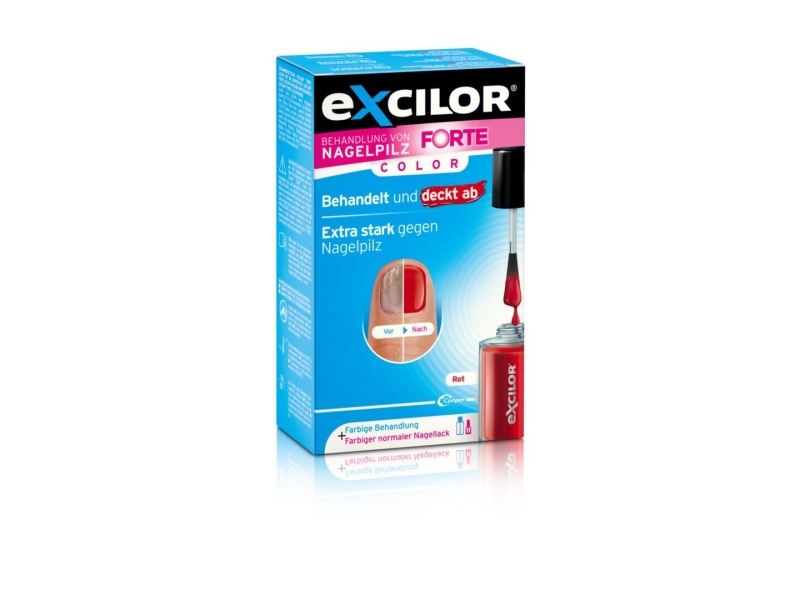 EXCILOR FORTE 30ML SOL + COLOR ROUGE 8ML