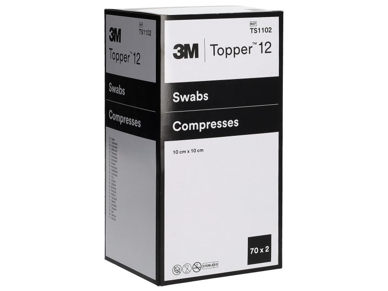 TOPPER 12 COMPR NW 10X10CM STER (N) 140 PCE