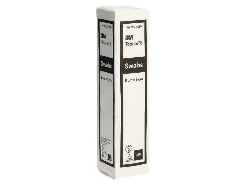 TOPPER 8 COMPR NW 5X5CM NON STER 200 PCE