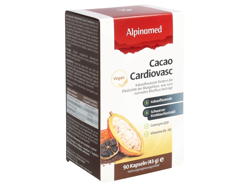 ALPINAMED Cacao Cardiovasc capsules 90 pce
Complément alimentaire