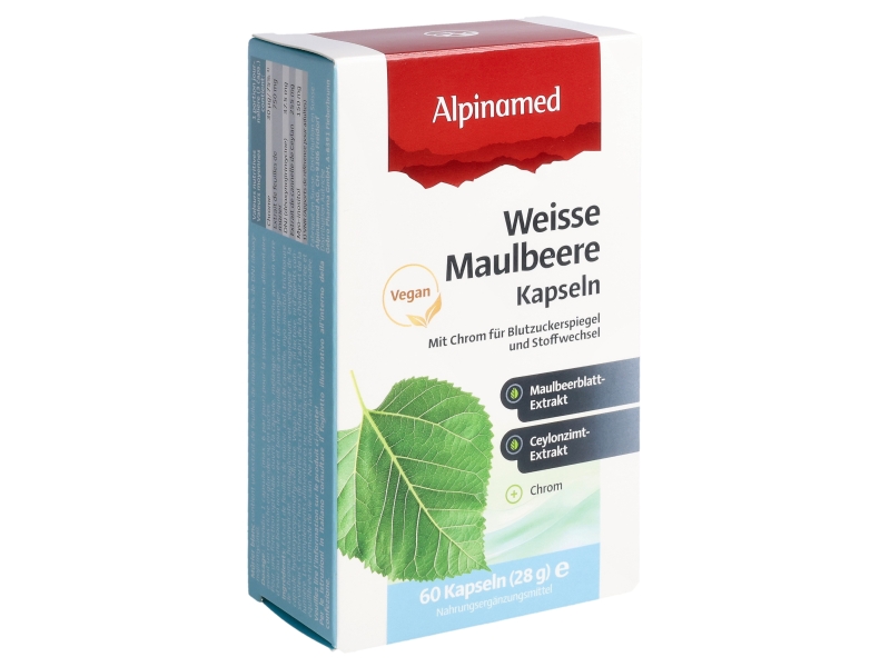 Alpinamed Mûrier blanc capsules 60 pce
Complément alimentaire