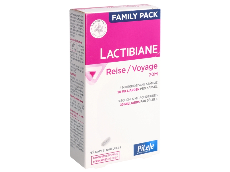 LACTIBIANE Voyage Family Pack caps 42 pce